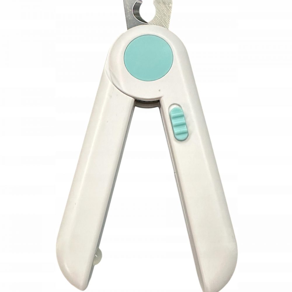 Obcinacz paznokci, obcinaczki do pazurów psa, kota i królika z lampką LED