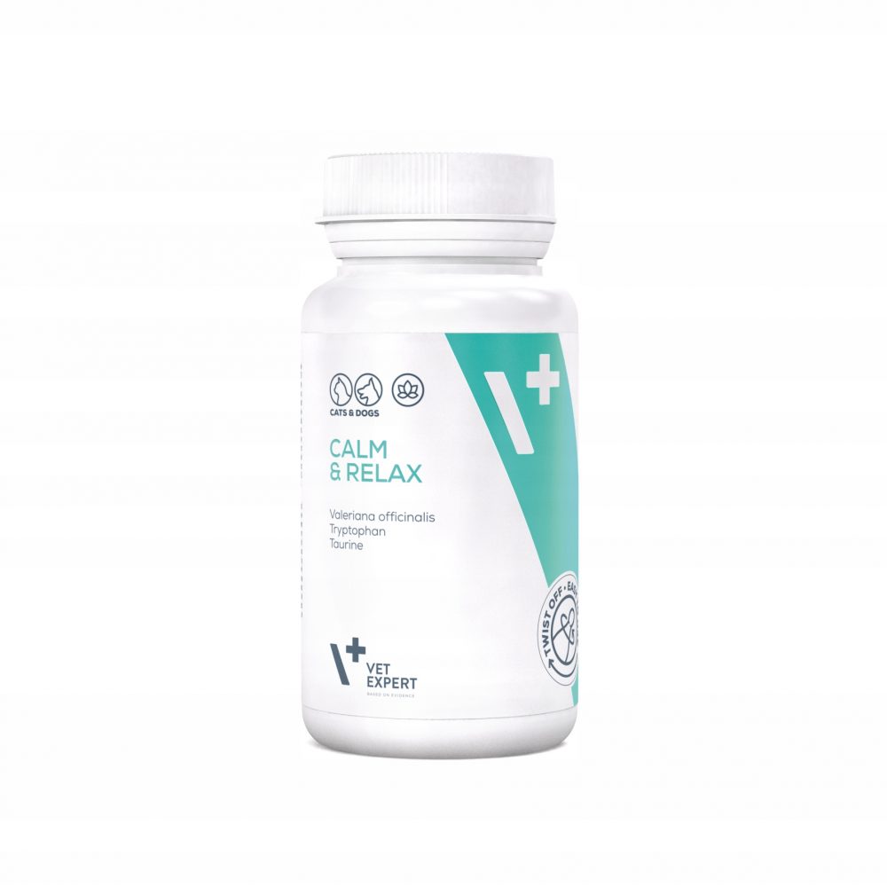 PREPARAT na STRES dla psów i kotów - Vet Expert Calm & Relax