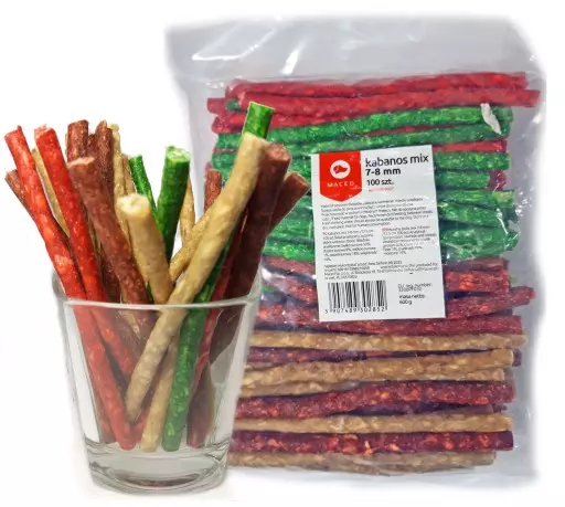 MACED-kabanosy-mix-dla-psa-12-5-cm-100-sztuk