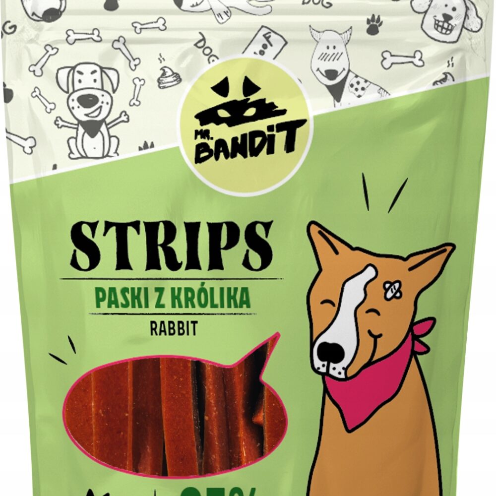 MR. BANDIT STRIPS paski z królika 500g