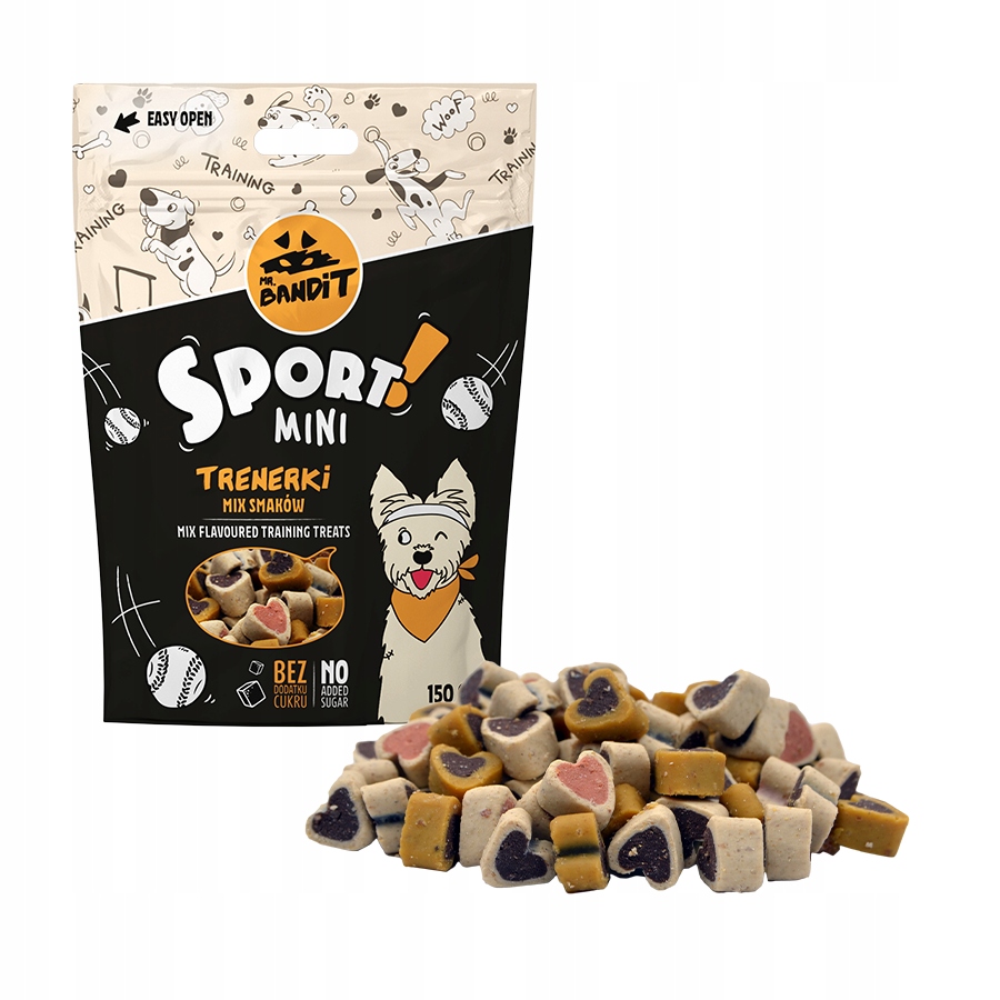 Przysmak Mr. Bandit Sport Mini trenerki mix smaków 150 g