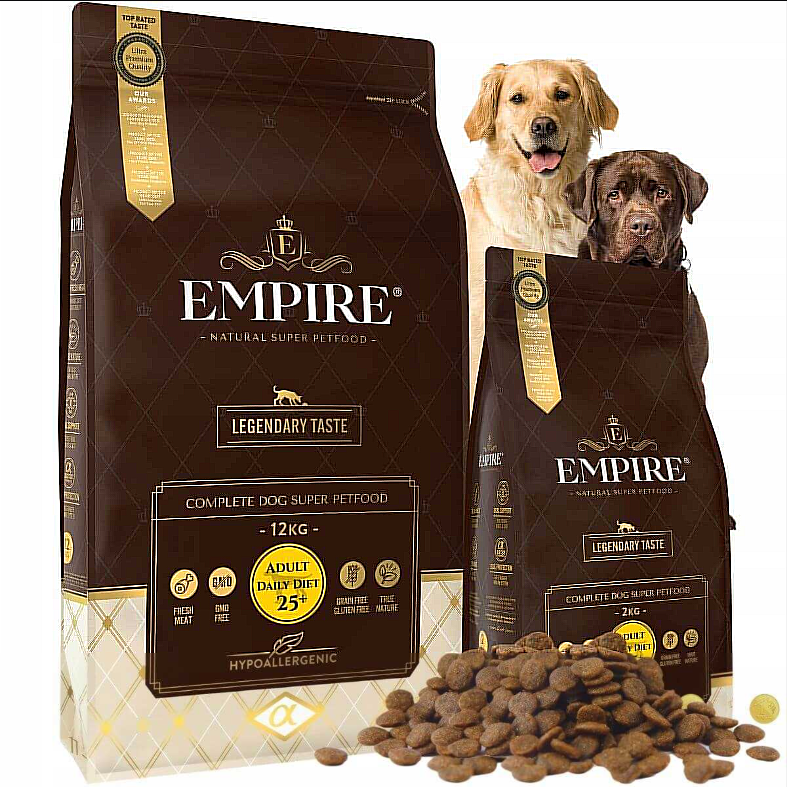 EMPIRE dla Goldena i Labradora Retrievera- Adult Daily Diet 25+-12 kg