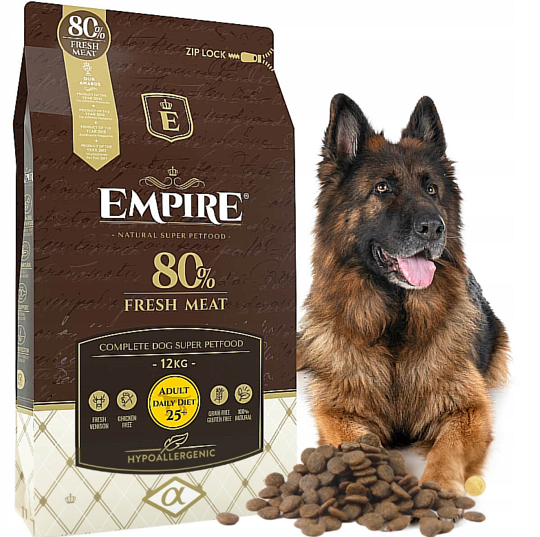 Empire ADULT DAILY DIET 25+ -dziczyzna- dla owczarka niemieckiego-12 kg