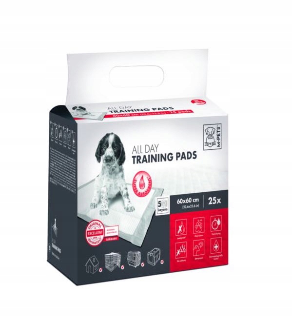 M-Pets Mata treningowa/ absorbująca ALL DAY 60x60 25 szt.