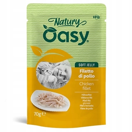 OASY Natury Kurczak - mokra karma dla kota - saszetka 70g