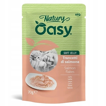 OASY KOT NATURY - saszetka ŁOSOŚ 70G