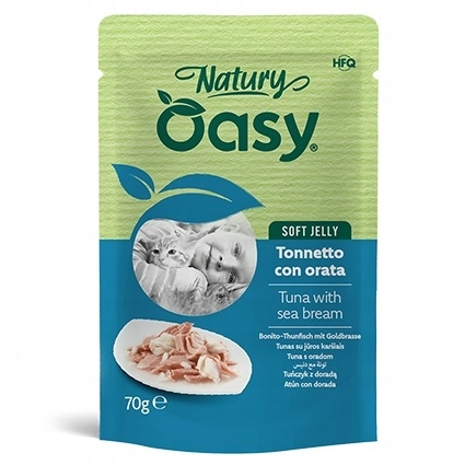 Oasy | Natury | Karma mokra dla kota - Saszetka Tuńczyk z Doradą 70g